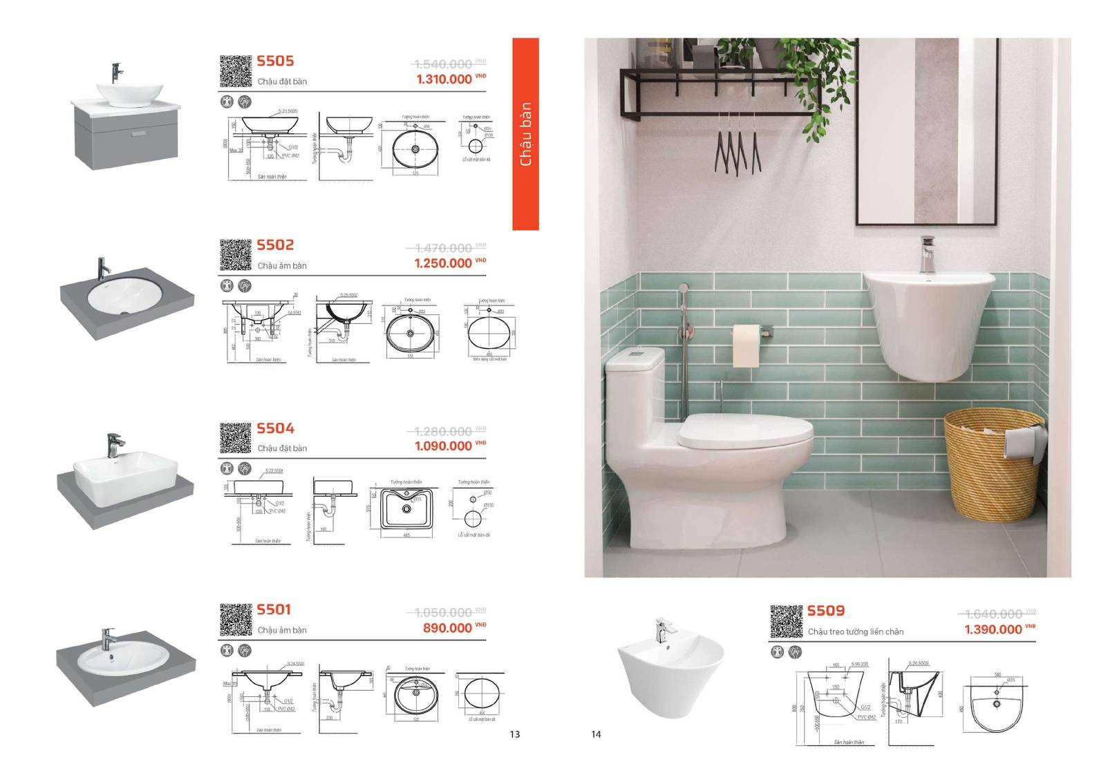 Bảng giá và Catalogue Thiết bị vệ sinh SANFI mới nhất 2024 /Page 